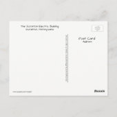 Scranton PAはがき – ザ・エレクトリックシティ ポストカード (裏面)