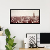 Scranton, PAダウンタウン写真1902 ポスター (ホームオフィス)