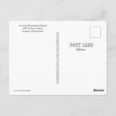 Scranton PAポストカードコベナンツ長老教会 ポストカード (裏面)