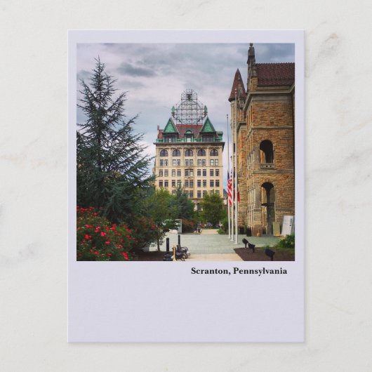 Scranton, PAポストカードスクラントン電気建物 ポストカード (正面)