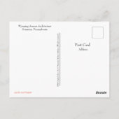 Scranton,PaポストカードワイオミングAveアーキテクチャ ポストカード (裏面)