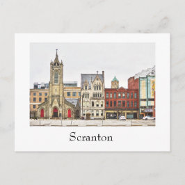 Scranton,PaポストカードワイオミングAveアーキテクチャ ポストカード