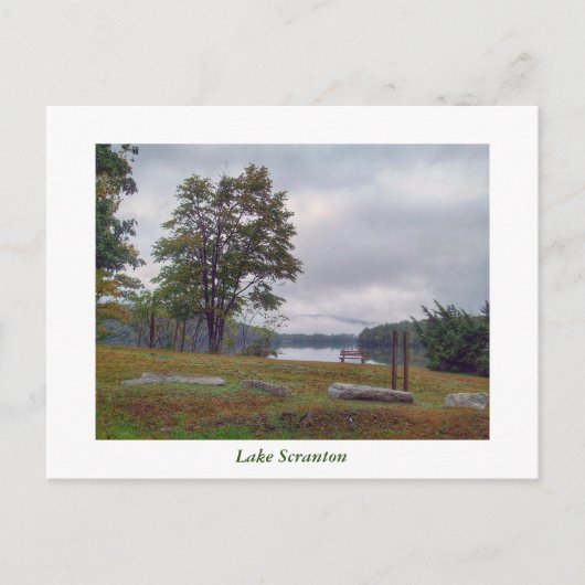 Scranton, PAレイクスクラントンポストカードマウンテンミスト ポストカード (正面)