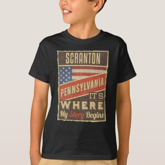 Scranton Pennsylvania Tシャツ (正面)