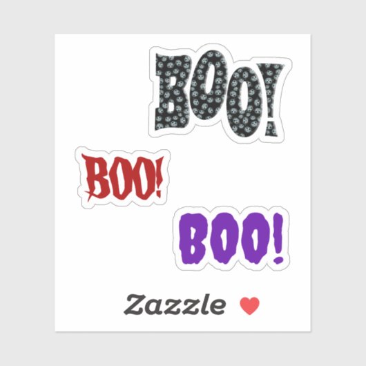 Scrap Book BOO! Halloween シール (シート)