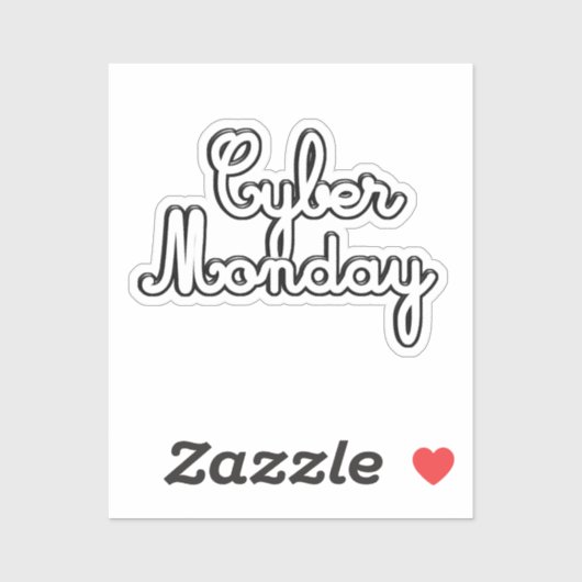 Scrap Book CYBER MONDAY シール (シート)