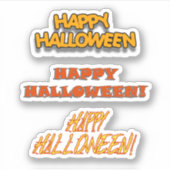 Scrap Book Happy Halloween シール (正面)