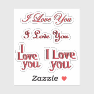 Scrap Book I Love You Valentine シール