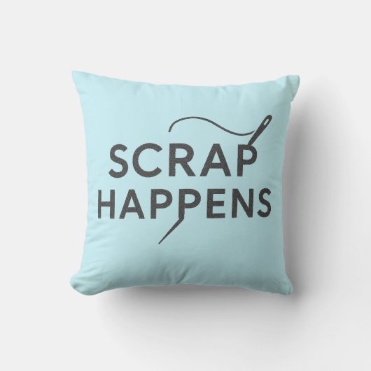 SCRAP HAPPENS キルトギルドギフト 縫製趣味 クッション (正面)