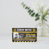 Scrap Metal English & Spanish Business Card 名刺 (スタンド正面)