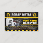 Scrap Metal English & Spanish Business Card 名刺 (正面)
