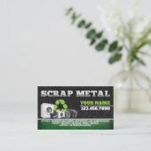 Scrap Metal Recycling Service Bilingual Card 名刺 (スタンド正面)