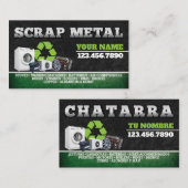 Scrap Metal Recycling Service Bilingual Card 名刺 (正面/裏面)