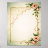 Scrapbook & Junk Journal Paper Digital Download ポスター (正面)