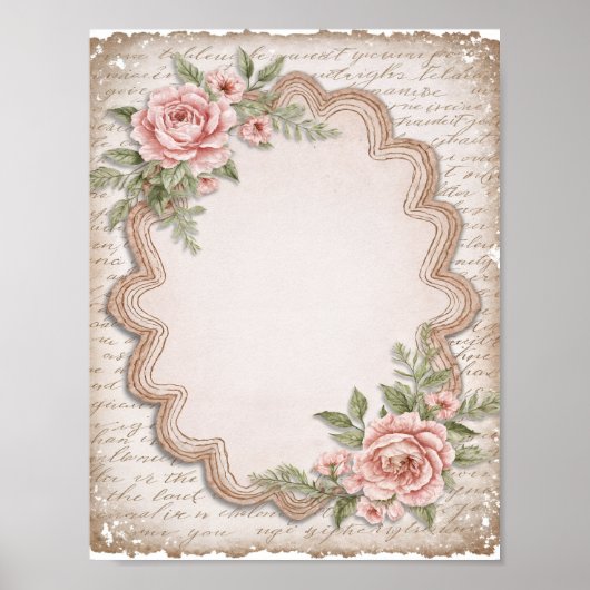 Scrapbook & Junk Journal Paper Digital Download ポスター (正面)