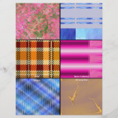 Scrapbook Sampler Bulk Scrapbook Paper Pages チラシ (正面)