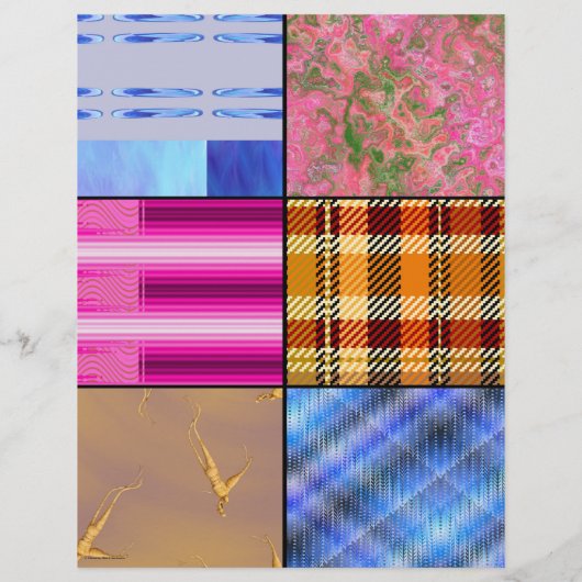 Scrapbook Sampler Bulk Scrapbook Paper Pages チラシ (裏面)