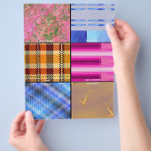 Scrapbook Sampler Bulk Scrapbook Paper Pages チラシ (手)