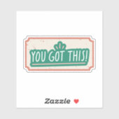 Scrapbook Style Motivation Quote Stickers シール (シート)