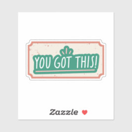 Scrapbook Style Motivation Quote Stickers シール