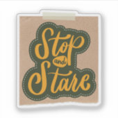 Scrapbook Style Motivation Quote Stickers シール (正面)