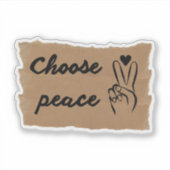 Scrapbook Style Motivation Quote Stickers シール (正面)