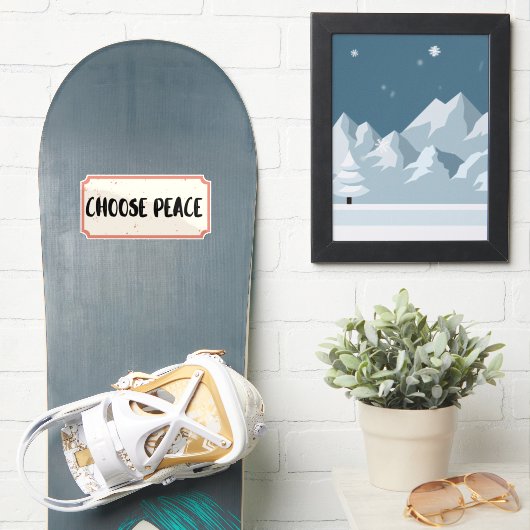 Scrapbook Style Motivation Quote Stickers シール (スノーボード)