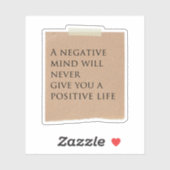 Scrapbook Style Motivation Quote Stickers シール (シート)