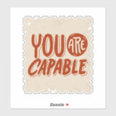 Scrapbook Style Motivation Quote Stickers シール (シート)