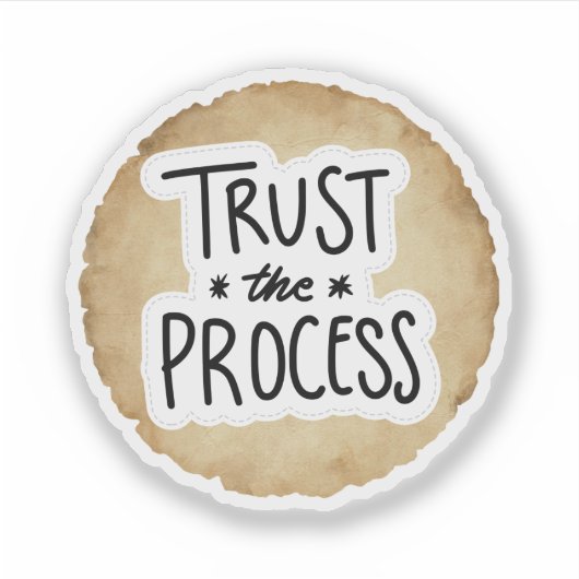 Scrapbook Style Motivation Quote Stickers シール (正面)