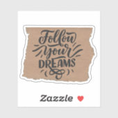 Scrapbook Style Motivation Quote Stickers シール (シート)