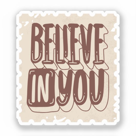 Scrapbook Style Motivation Quote Stickers シール (正面)