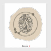 Scrapbook Style Motivation Quote Stickers シール (シート)