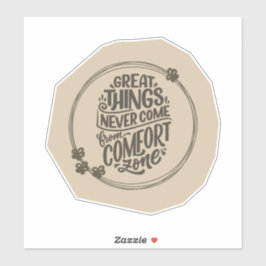 Scrapbook Style Motivation Quote Stickers シール