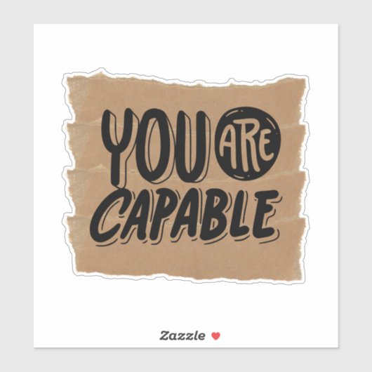 Scrapbook Style Motivation Quote Stickers シール (シート)