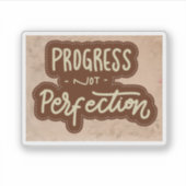 Scrapbook Style Motivation Quote Stickers シール (正面)