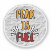 Scrapbook Style Motivation Quote Stickers シール (正面)