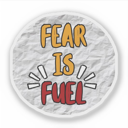 Scrapbook Style Motivation Quote Stickers シール (正面)