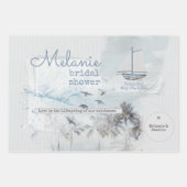 Scrapbooked Sea of Love Bridal Shower ラッピングペーパーシート (正面)