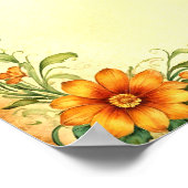 Scrapbooking Junkjournal Vintage Blumen Download ポスター (角)