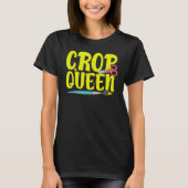 Scrapbooking Scrapbooker Crop Queen Tシャツ (正面)