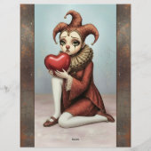 Scrapbooking Sheet whimsical gothic illustration レターヘッド (裏面)