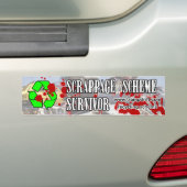 scrappage バンパーステッカー (車上)