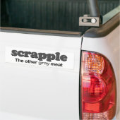 Scrappleの灰色肉 バンパーステッカー (トラック上)