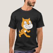 Scratch Programming Language Official Mascot Cat T Tシャツ (正面)