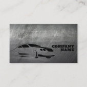 Scratched Metal Effect、Auto Dealer 名刺 (正面)