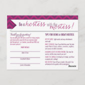 Scratcher女主人か指示の郵便はがき- IN-HOME ポストカード (裏面)