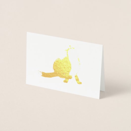 Scratching fox 箔カード (正面)