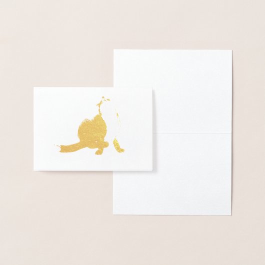 Scratching fox 箔カード (ディスプレー)