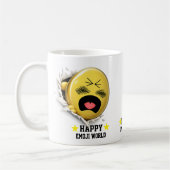 Scratchy Emoji Classic White Mug | 3D Character コーヒーマグカップ (左)